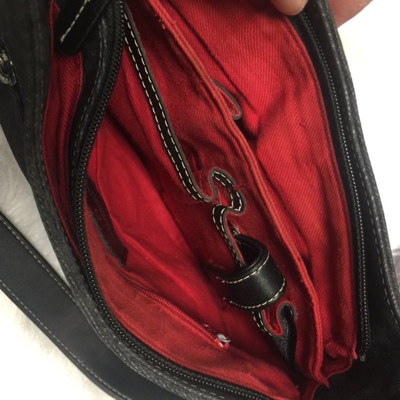 🌺Liz Claiborne Multi Compartment Black/Gray Purse - Picture 9 of 13
